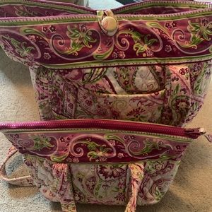 QK quilted purses purple paisley